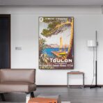 vintage poster toulon
