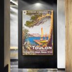 vintage poster toulon