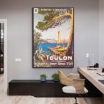 vintage poster toulon