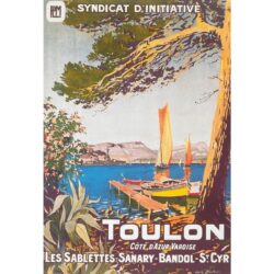 vintage poster toulon