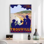 vintage trouville poster