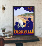 vintage trouville poster