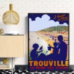 vintage trouville poster