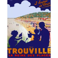 vintage trouville poster