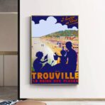 vintage trouville poster
