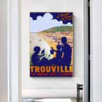 vintage trouville poster