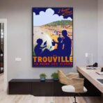 vintage trouville poster