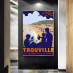 vintage trouville poster