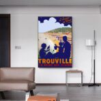 vintage trouville poster