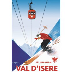 vintage poster val disere