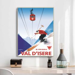 vintage poster val disere