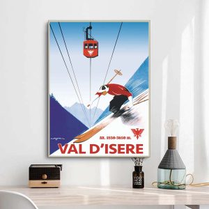 vintage poster val disere