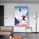 vintage poster val disere
