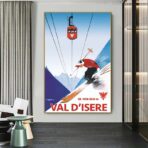 vintage poster val disere