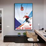 vintage poster val disere