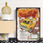 vintage van poster