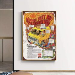 vintage van poster