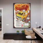 vintage van poster