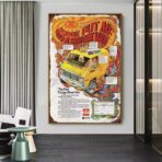 vintage van poster