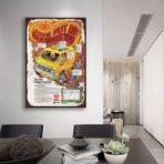 vintage van poster