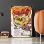 vintage van poster