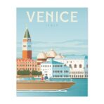 vintage venice poster
