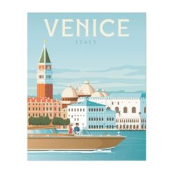 vintage venice poster