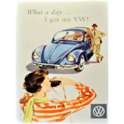 vintage volkswagen poster