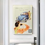 vintage volkswagen poster