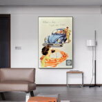 vintage volkswagen poster
