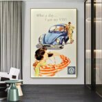 vintage volkswagen poster