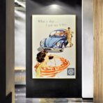 vintage volkswagen poster
