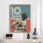 vintage zidane poster
