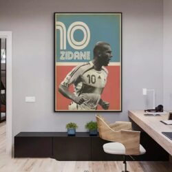 vintage zidane poster