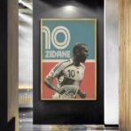 vintage zidane poster