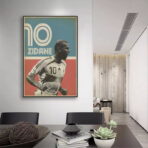 vintage zidane poster