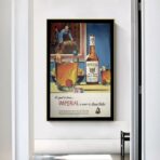 vintage whiskey poster