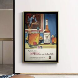 vintage whiskey poster