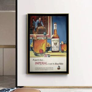 vintage whiskey poster