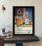 vintage whiskey poster