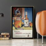 vintage whiskey poster