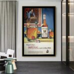 vintage whiskey poster