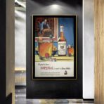 vintage whiskey poster