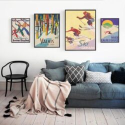 vintage poster valais