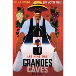 vintage wine poster