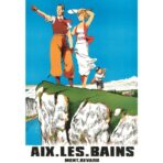 aix les bains poster