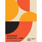 vintage bauhaus poster