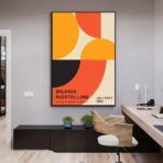 vintage bauhaus poster