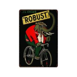 metal plate vintage cycles robust