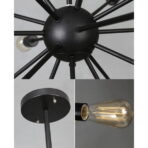 chandelier sputnik vintage